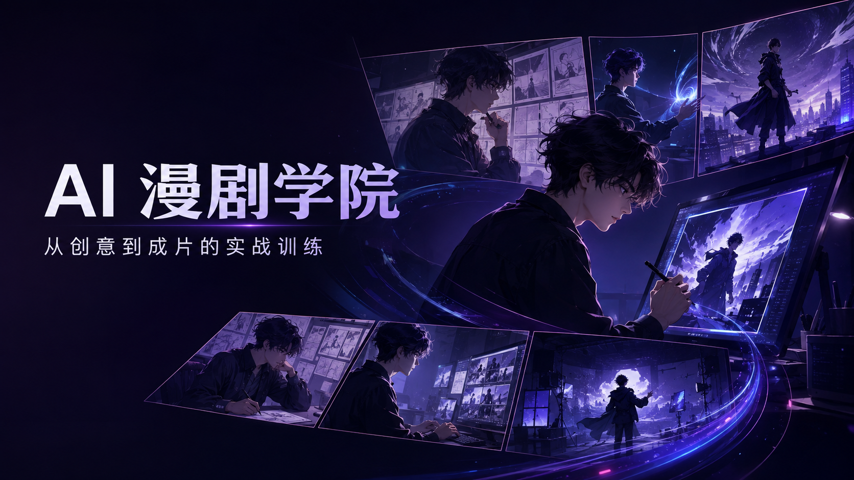 AI 漫剧创作视觉示例